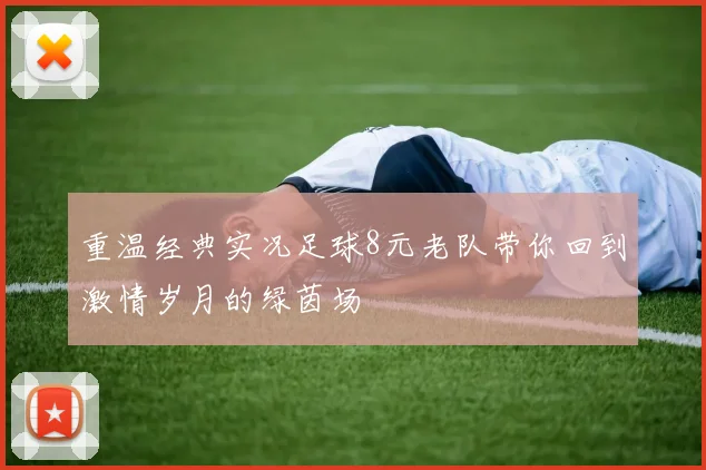重温经典实况足球8元老队带你回到激情岁月的绿茵场